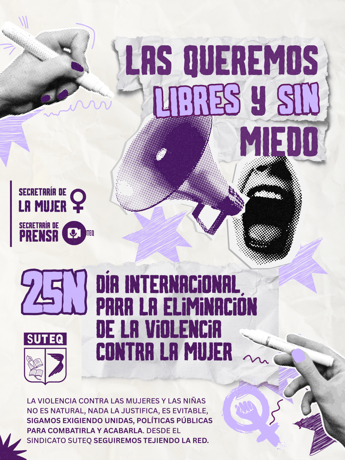 Conmemoración Día de la No Violencia contra la mujer